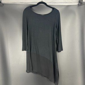 Ruti | Designer Size 0. Black 3/4 Sleeve Tunic